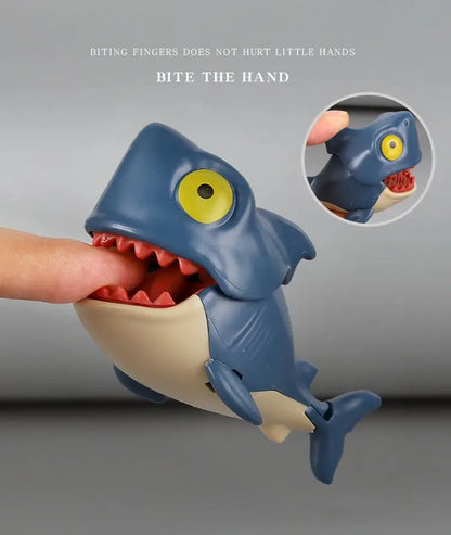 Bite Hand Finger Animal Dinosaur Tricky Model Chameleon Hippo Elephant Interactive Creative Joints Fidget Toy Dino Xmas Boy Gift