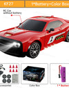 2.4G RC CAR With LED Light 4WD Remote Control Drift Cars Professional Racing Toys