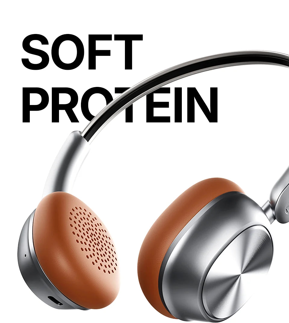 D20S Retro Headband Headphones Bluetooth 5.4 Sport Earbuds HiFi Sound Noise Cancelling Headband Earphones for Running