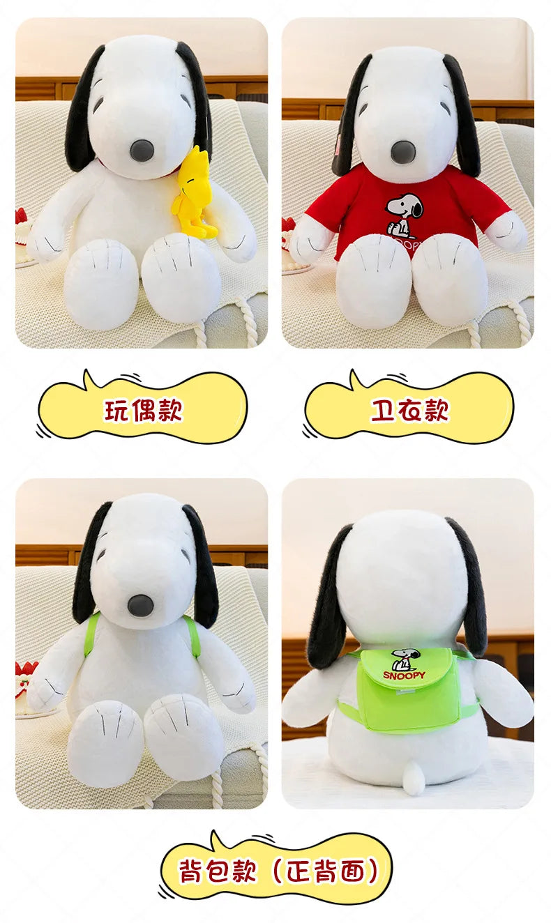 Cute Cartoon Dog Plush Backpack Soft Stuffed Pillow