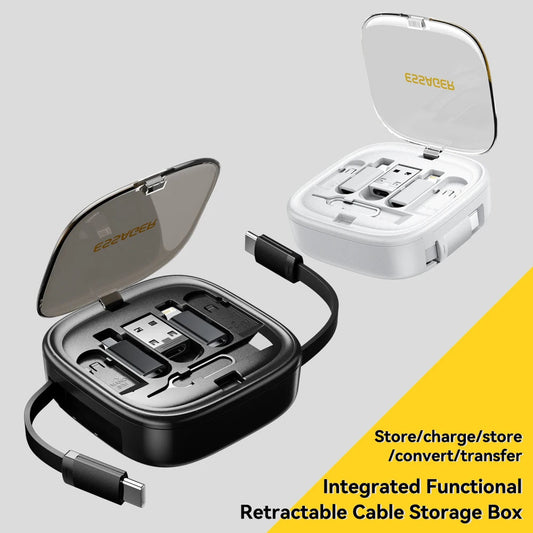 PD 60W Multifunctional USB Type-C Cable Set with Storage Box