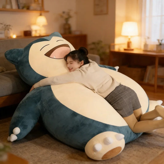 Giant Snorlax Plush Toy Soft Cuddly Pillow