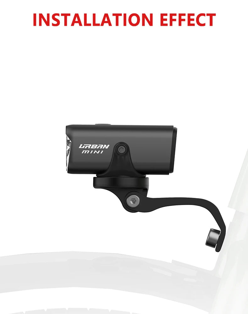 Bicycle Light For Brompton Light Type-C Rechargeable Brompton Headlight 800LM IPX6 Waterproof 1100mAh Bike Accessories