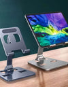 Universal Aluminum Alloy Portable Tablet Holder For iPad Adjustable Flexible Folding Lazy Desktop Live Mobile Phone Stand Mount