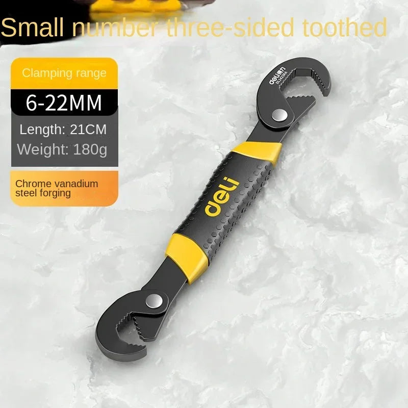 14-30 / 30-60mm Universal Key Pipe Wrench Open End Spanner Set High-carbon Steel Snap N Grip Tool Plumber Multi Hand Tool
