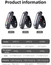 Bicycle Rear Light 500mAH USB Rechargable LED Lamp Bike Tail Light Safety Warning Seatpost Riding Cycling Taillight
