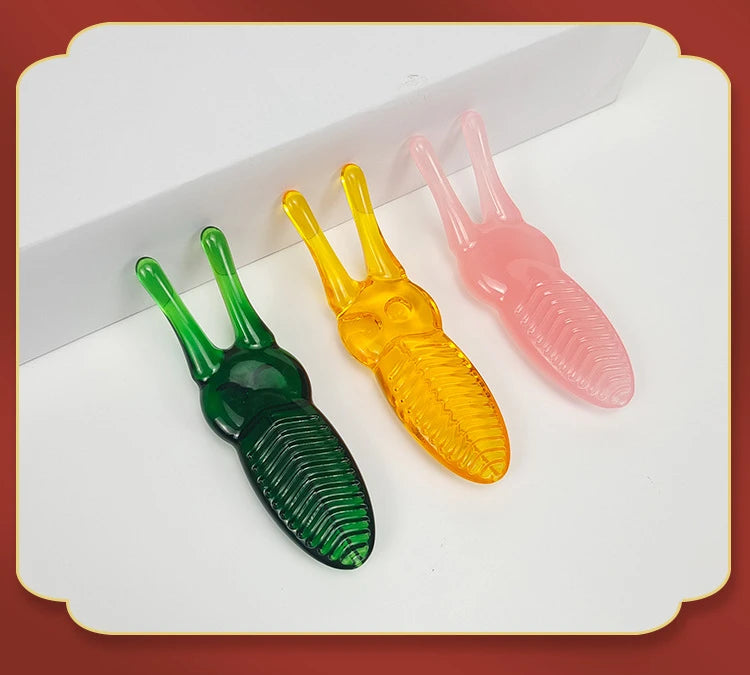 Resin Face Lifting Stone Guasha Scraping Facial Gouache Y-shaped Fork Massage Plate Nose Massage Trigger Point Nose Massager