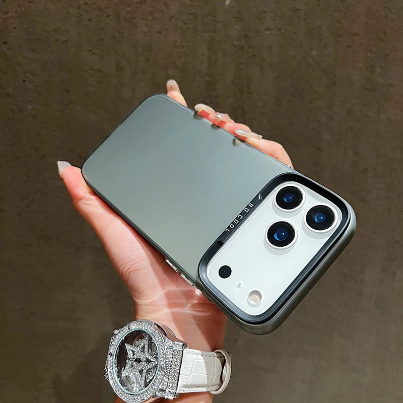 Luxury Plain Matte Colored Phone Case For iPhone 17 16 15 14  16E 17 Air SE2 Shockproof Cover