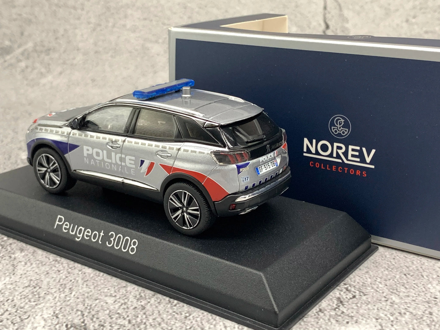 1 43 Scale Peugeot 308 SW 2018 Police Diecast Model Car