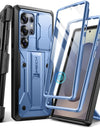 For Samsung Galaxy S25 Ultra Case Full-Body Heavy Duty Shockproof S25 Ultra Phone Case with Stand & Belt Clip Holster