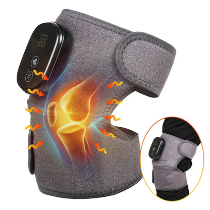 Thermal Knee Massager Electric Leg Joint Heating Vibration Massage Therapy Elbow Brace Arthritis Pain Physiotherapy Knee Support