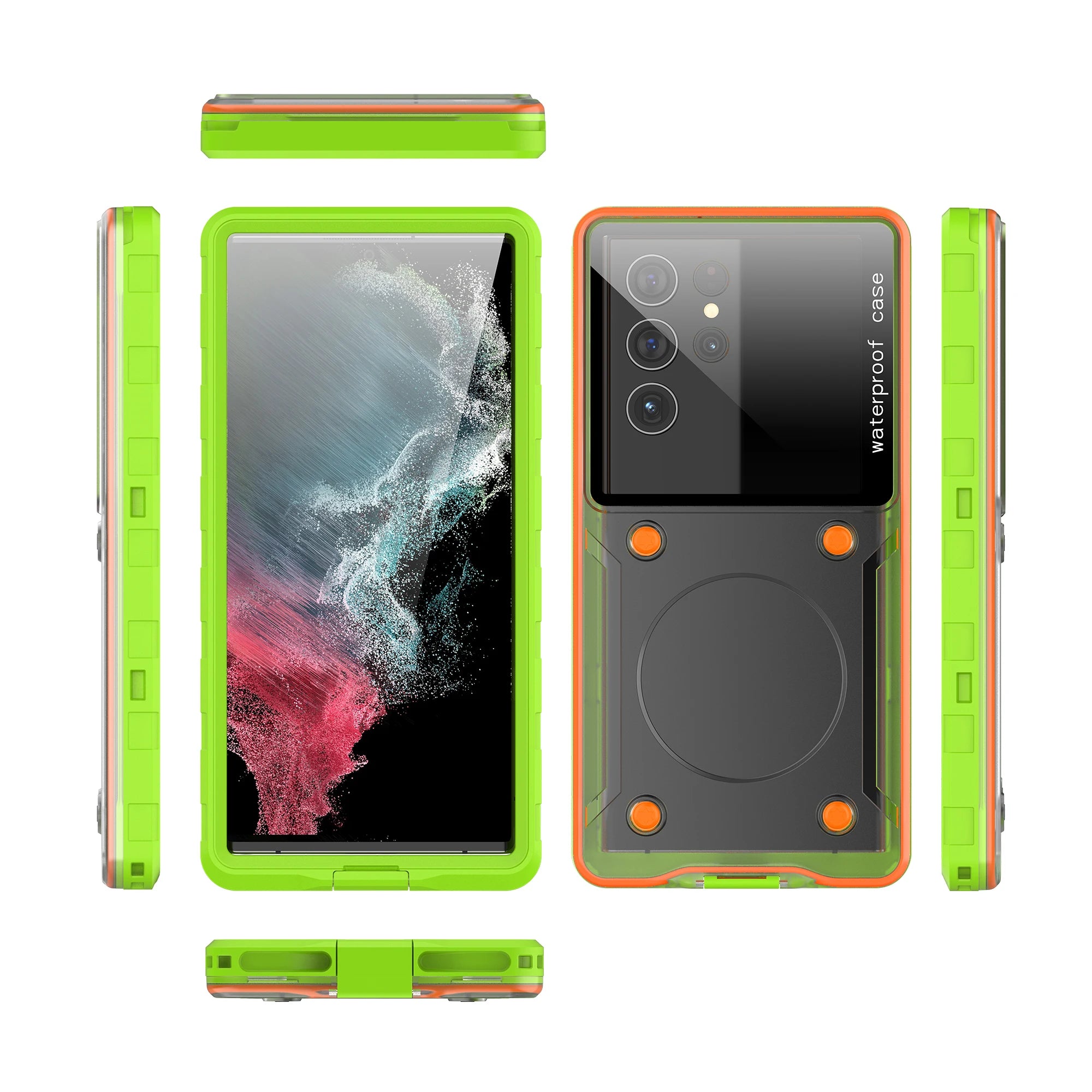 Transparent Universal 6.9-inch Underwater Touch Screen Dust and Drop Protection IP68 Waterproof Phone Case