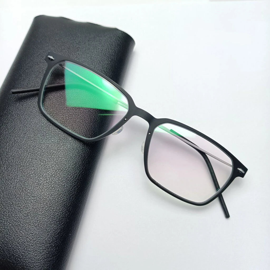 Rectangle Titanium Acetate Ultralight Eyeglasses Frame