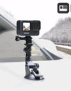 for Gopro Hero 11 10 9 Car Glass Suction Cup Holder with Adapter Screw for Smartphones for Insta360 X3 One X2 Accessories