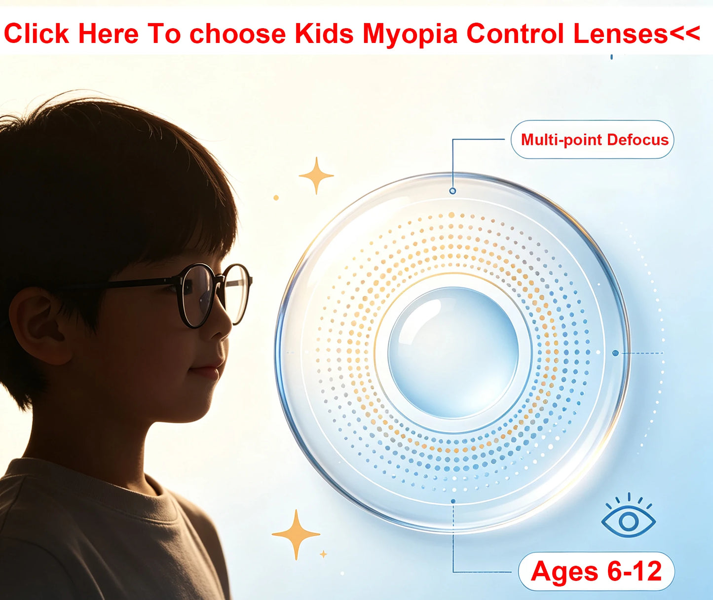 Kids Polygon Pure Titanium Eyeglasses Frame