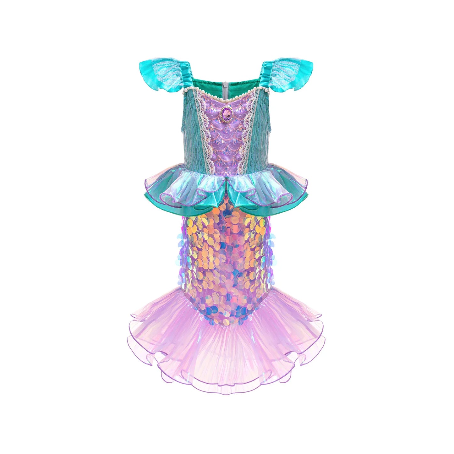New Girl Dresses Princess Costume Kids Mermaid Cosplay Costume Kids Carnival Birthday Party Prom Costume Party Dresses For girls