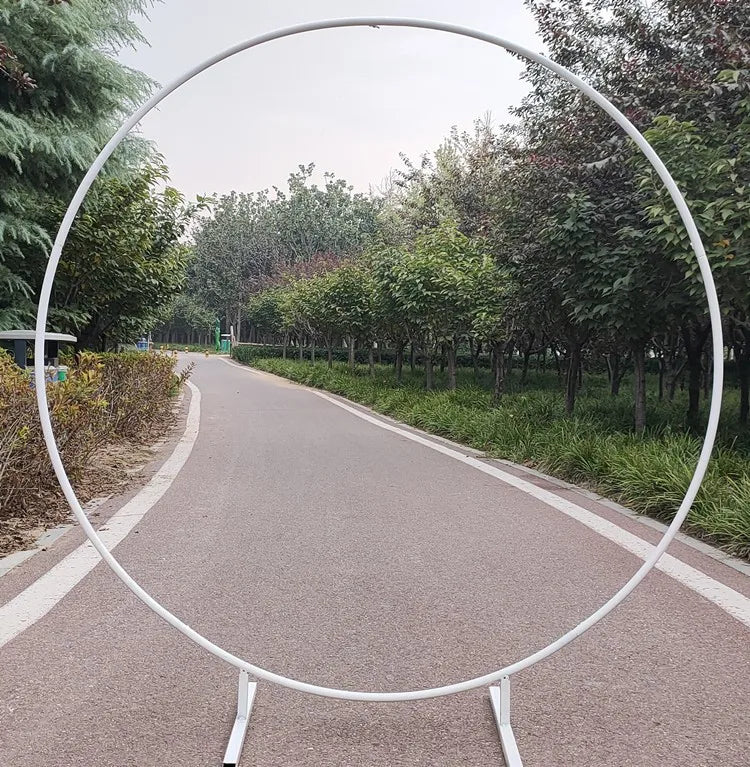 Metal Wedding Arche Circular Balloon Stand Party Decoration Backdrop Arch Birthday Party Balloon Arch  Shower Decoration