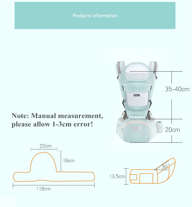 Carrier Ergonomic  Multifunctional Waist Stool  To  Multi-use Before and After Kangaroo Bag Accessories