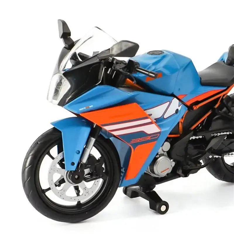 Diecast KTM RC 390 Racing Motorcycle Model 1 to 12 Scale