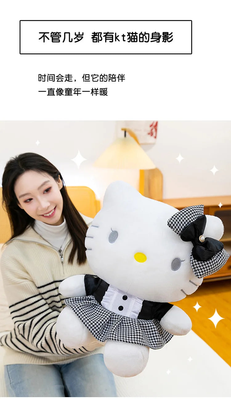 Black Cat Character Plush Stuffed Doll Pillow Toy