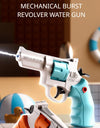 Mechanical Continuous Firing Water Gun Manual Small ZP5 Revolver Pistol Summer Outdoor Beach Poor Toy Mini Water Gun