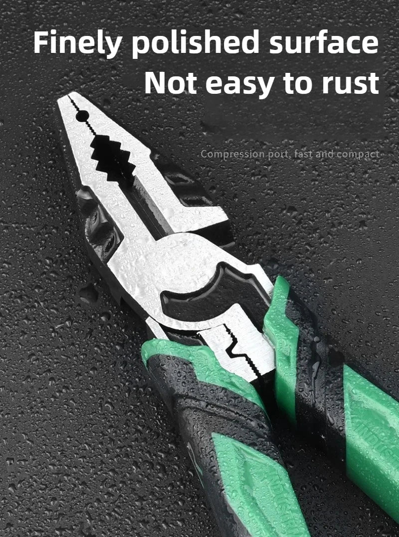 6/8Inch Electrician Wire Pliers Diagonal Pliers Nose Pliers Industrial Labor-saving Steel Plier Electricist Professional Tools