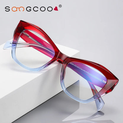 HONGMEI Reading glasses frames glasses woman anti blue light glasses women optical lenses with custom recipe 2197