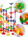 DIY Maze Balls Track Building Blocks Toys For Children Construction Marble Race Run Pipeline Block Educational Toy Game