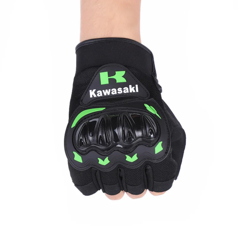 Breathable Half Finger Gloves Summer Outdoor Bicycle Gloves Motorcycle Gloves