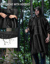 3 In 1 Outdoor Military Waterproof Raincoat Rain Coat Men Raincoat Women Awning From The Rain Motorcycle Rain Poncho Picnic Mat