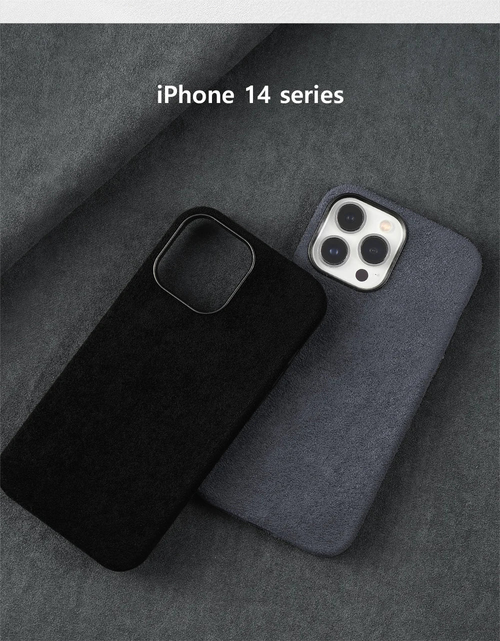 for Magsafe Case Soft Suede Fur Car Leather Phone Case for iPhone 14 Pro Max 14Pro 14 Plus  Back Cover