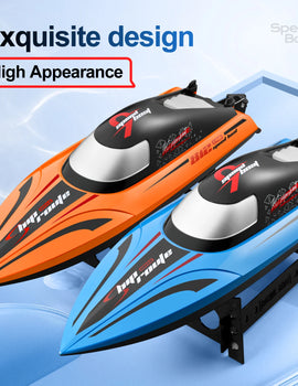 Rc Boat Large 48Cm 40Km/h High-Speed Remote Control Speedboat 2.4G Waterproof Electric Racing Ship Water Toys for Boys