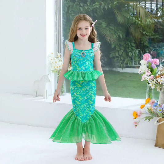 Mermaid Princess Roleplay Party Dress