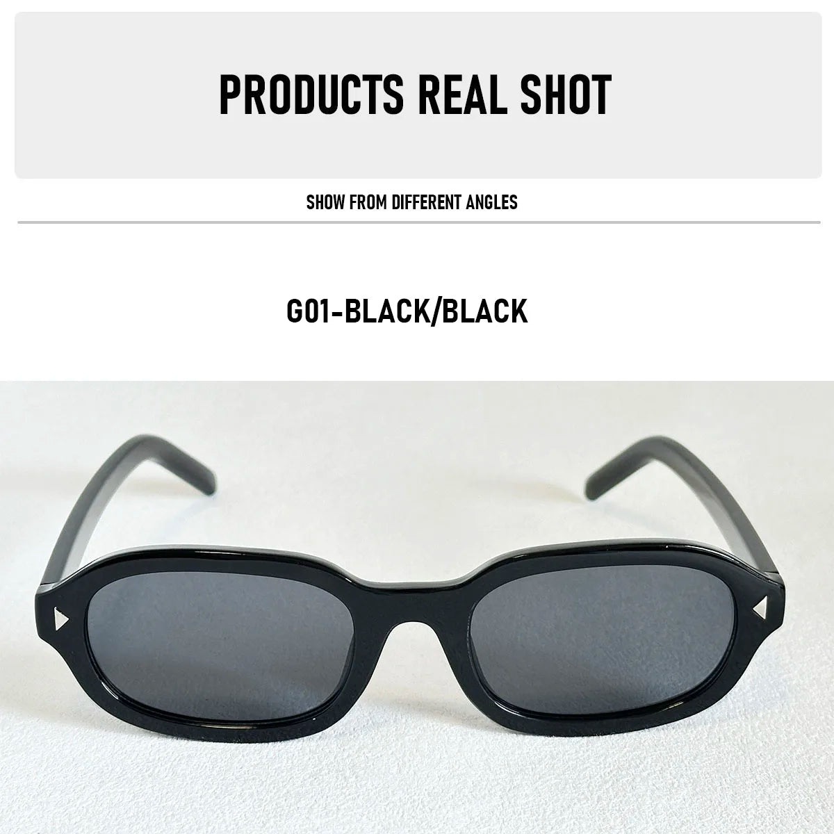 Oval Fashion Sunglasses With UV400 Protection