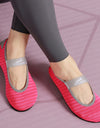 Indoor Fitness Non-slip Soft-soled Yoga Shoes Women's Rope Jumping Mute Stretching Pilates Training Shoes