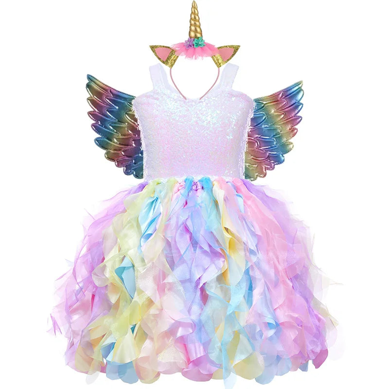 Sequin Pageant Dress with Spiral Hem Birthday Party Gown