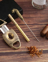 V-Cut Cigar Cutter, Guillotine Precision, Cigar Draw Enhancer Tool, Needle Sharp, Perfect Cigar Cutters