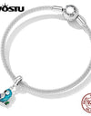 925 Sterling Silver Spring Summer Series Butterfly & Flower Bird Charm Beads Pendant