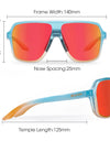 Polarized Cycling Sunglasses Outdoor Fishing Sunglasses UV400 Bicycle Glasses Men MTB Cycling Glasses Women Road Bike Glasses