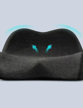 Ergonomic Memory Foam Office Chair Seat Cushion Orthopedic Lumbar Support Pillow for Back Pain Relief Hip Home Office Desk Mat