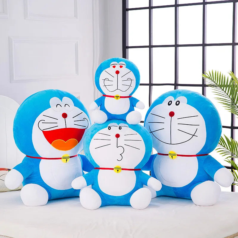 70cm Large Size cute Doraemon Plush Toy Stand By Me Cute Stuffed Plushie Doll Cartoon Cat Animal Sofa Bed Pillow Toy Gifts