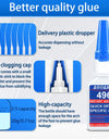 1-5pcs 20ml 496 Forte Trasparente Colla Morbida Scarpe Manicure Riparazione Accessori  Metallo Plastica Adesivo Multifunzionale