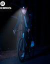 Bicycle Light Helmet Type-C Rechargeable Front + Rear Light Warning Bike Helmet Head Safety MTB Road Cycling Helmet