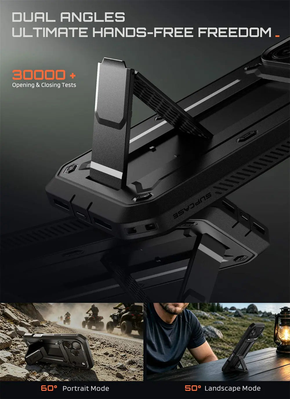 Full Body Rugged Phone Case with Built In Screen Protector and Belt Clip Holster for iPhone 17 Pro Max and iPhone 18 Pro Max