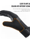 3M Winter Cycling Skiing Waterproof Gloves Black Warm Touchscreen Motorcycle Gloves Men Outdoor Scooter Riding Bike Gloves