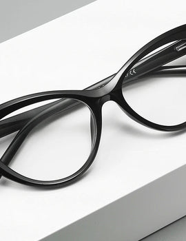 Cat's Eye Fashion Eyeglasses Frames Anti-Blue Light Reading Glasses Customizable Myopia Hyperopia Myopia
