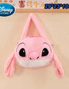 Disney Plush Backpack Ins Japanese Blue Stitch Funny Cartoon Large-Capacity Student Backpack Kindergarten Bag