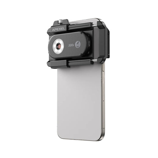300X Smartphone Microscope Lens with LED and UV Light