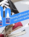 1-5pcs 20ml 496 Forte Trasparente Colla Morbida Scarpe Manicure Riparazione Accessori  Metallo Plastica Adesivo Multifunzionale