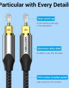 Digital Optical Audio Cable Toslink SPDIF Coaxial Cable 1m 2m for Amplifiers Blu-ray Xbox 360 PS4 Soundbar Fiber Cable